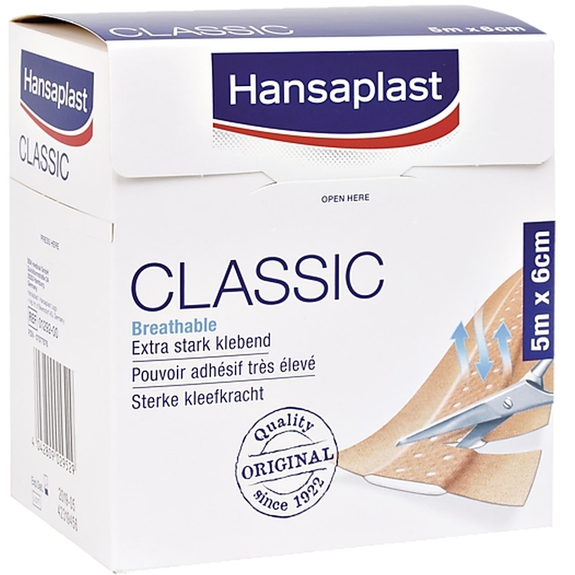 Wundpflaster Hansaplast Classic Standard 5mx6cm Packung mit 24 Stück