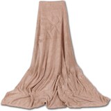 thumbnail of Mikrofaser Decke beige - creme 70x100 cm