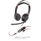 thumbnail of Plantronics blackwire 5220 binaural bandeau noir, rouge - casques audi