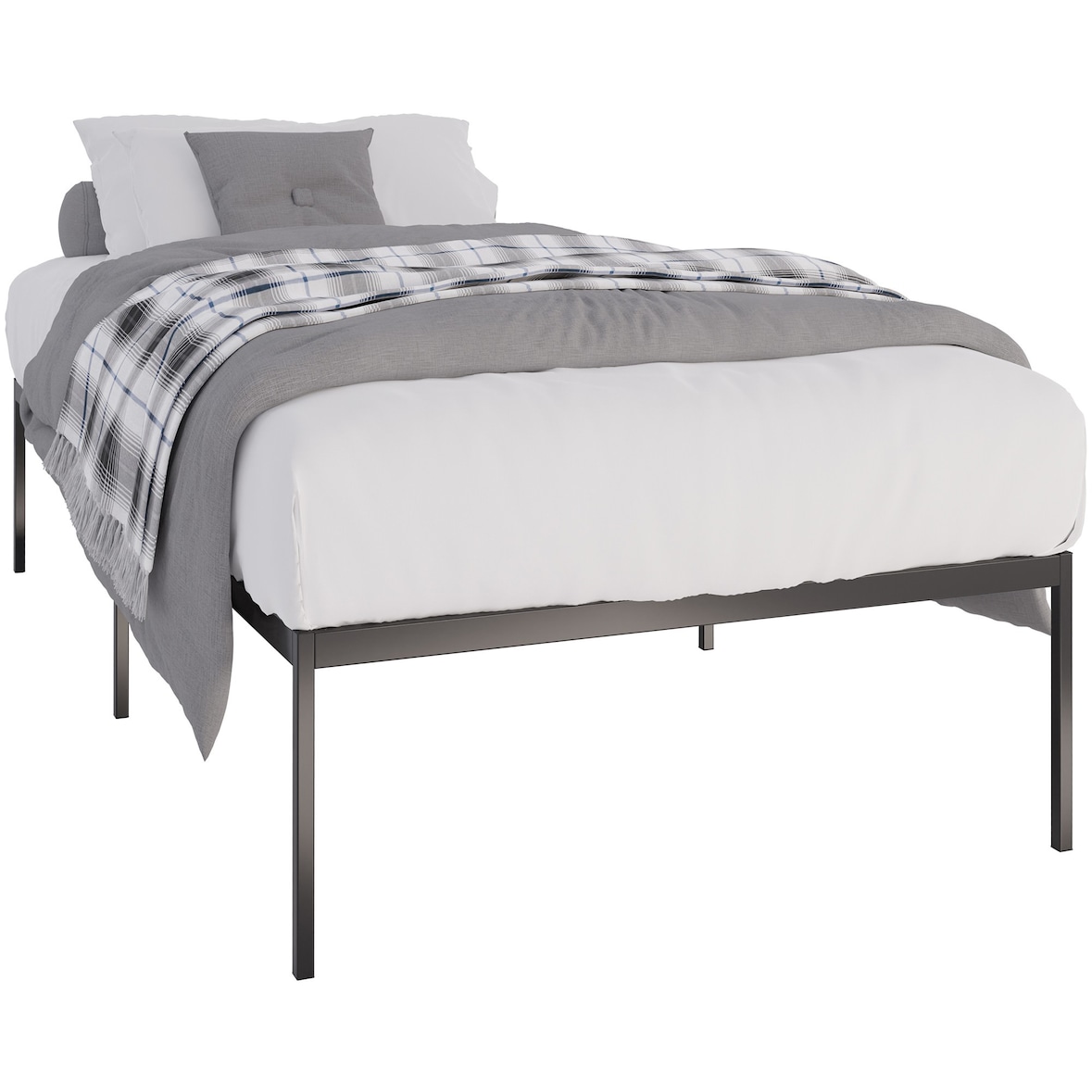Metallbett Fargo schwarz/200x100x42 cm