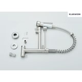 thumbnail of Björn|Catering Grifo monomando de pared agua fría plata|grifo cocina profesional acero inoxidable dos duchas|grifo fregadero doble pared restaurante