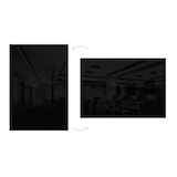 thumbnail of ALLboards Lavagna in vetro nera magnetica 100x70 cm CLASSIC