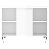 thumbnail of vidaXL Badschrank Hochglanz-Weiß 80x33x60 cm Holzwerkstoff