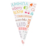 thumbnail of 3000 Unités - Cônes Glaces 'Parole' 100 G/M2 7X11,5 Cm Blanc Papier - Garcia de Pou