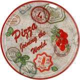 thumbnail of 2er Set Pizzateller Charme Red + Charme grün - Rom rot + Moskau grün - 33cm - 04018#ZCHAR + 04018#ZCHAV
