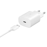 thumbnail of Samsung - EP-TA800 - Schnellladegerät + KABEL - USB Typ C- 25W - Ladegerät Netzteil - weiß