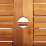 thumbnail of Mesa de jardín plegable madera maciza de acacia 135x85x75 cm