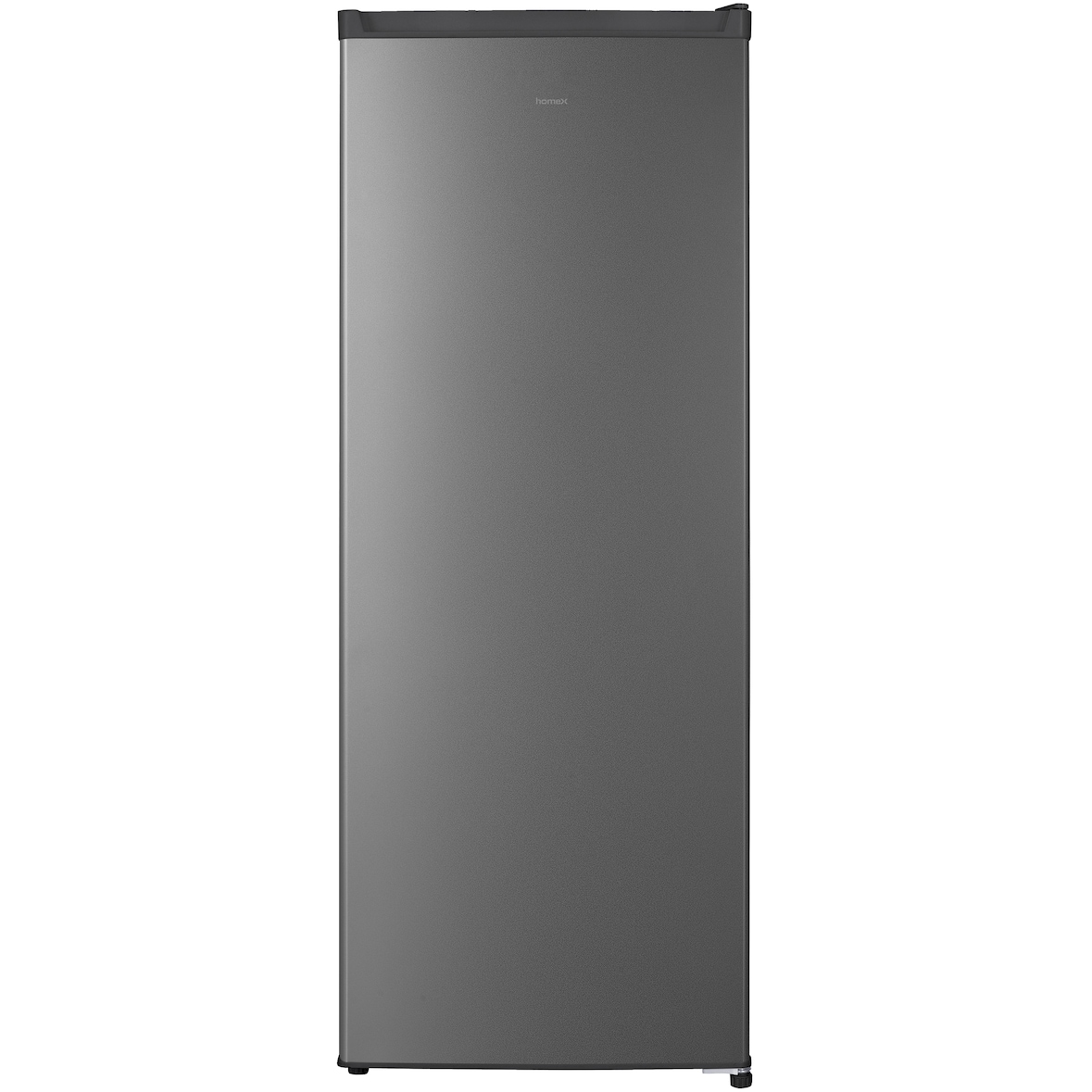 homeX Kühlschrank ohne Gefrierfach groß, freistehender Vollraumkühlschrank - 242 Liter, leise, silber, CS2421E-S