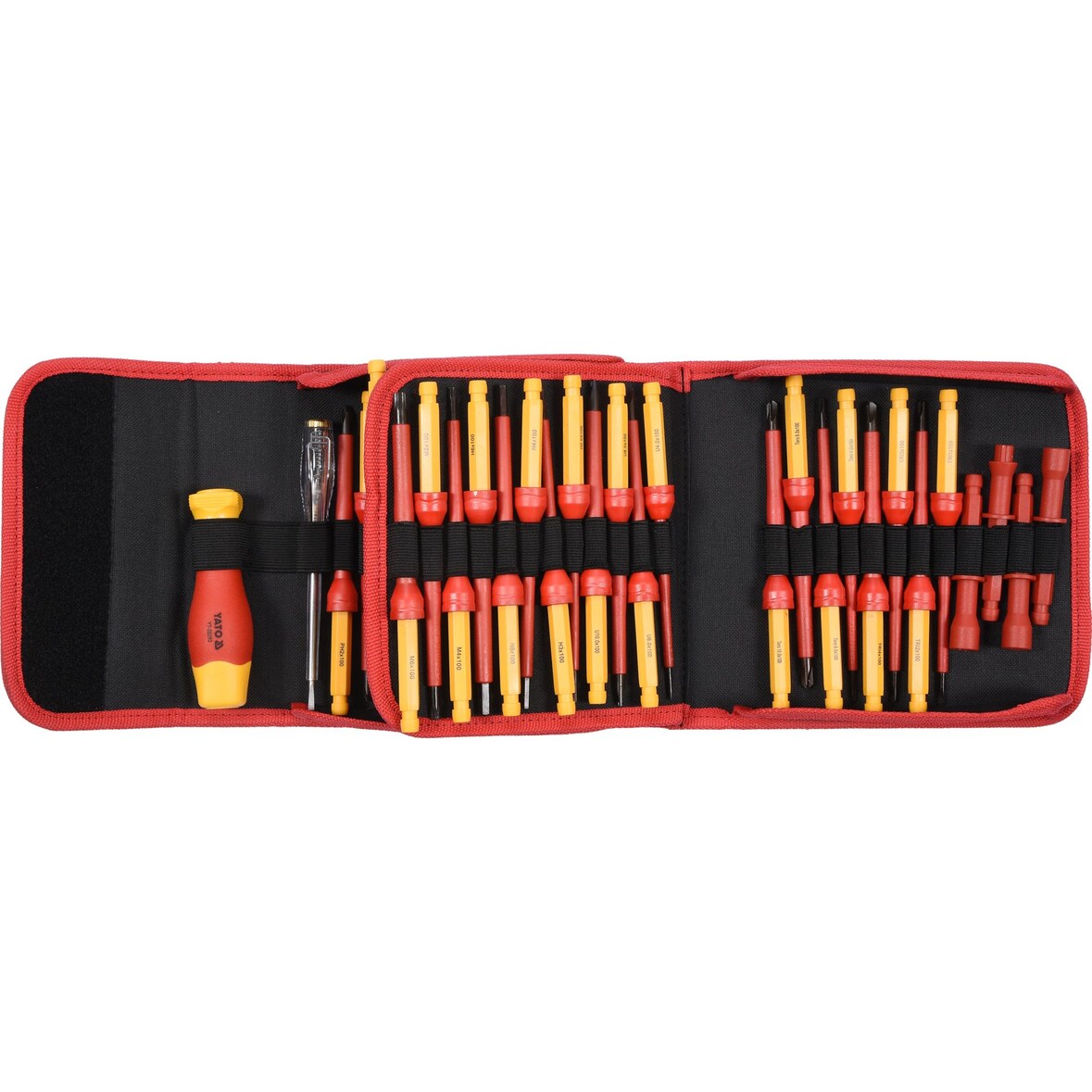 VDE Schraubendreher Set 50 tlg. Kreuz, Schlitz, Torx, HEX, 1000 V