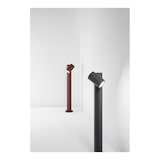 thumbnail of Puxe - Poste de jardim com 1 lâmpada E27, máx. 35W, IP65, alumínio pintado, poste para exterior, aço Corten - Perenz