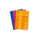 thumbnail of Clairefontaine 5x Block Pupitre DIN A6, kopfseitig geheftet, mikroperforiert, ohne Lochung, 80 Blatt 90g, liniert - Sortiert 6646C