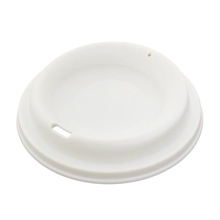 MONOUSO - Wiederverwendbarer Deckel PP Creme für Becher Ø9,6cm (5 Stück)