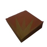 thumbnail of Serviettes de table airlaid "Stella Marrone" - couleur marron motif étoile - 40 x 40 cm - x 50 - DSTOCK60