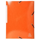thumbnail of Exacompta 55836E 25x Iderama, Sammelmappe mit 3 Klappen und Gummizug, Maxi Kapazität, aus Colorspan-Karton 425g/qm, für DIN A4 - Orange