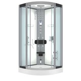 thumbnail of Dampfdusche Duschkabine Sauna Dusche D58-00T3 80x80 cm ohne 2K Scheiben Versiegelung