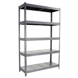 thumbnail of SimonRack Scaffale industriale, 2000x1200x450 mm, 400 kg al punto di flessione, 5 ripiani metallici, Grigio/Zincato- Ecoforte