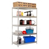 thumbnail of SimonRack Industrieel rek, 2000x1200x600 mm, 300 kg buigpunt, 5 metalen legborden, garagerek, Galvaniseerd- Bricoforte