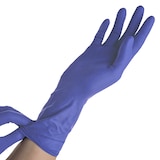 thumbnail of SFM ® STABLE WORK : M Nitrilhandschuhe LANG pf F-tex ACC-frei blau (100)