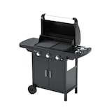 thumbnail of Barbecue a gas 3 bruciatori in acciaio fornello laterale e coperchio con termometro COMPACT 3LS