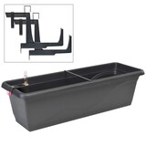 thumbnail of Blumenkasten 59cm mit Kastenhalter und Wasserspeicher Balkonkasten Pflanzkasten