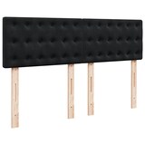 thumbnail of vidaXL Ottoman-Bett mit Matratze Schwarz 140x200 cm Samt