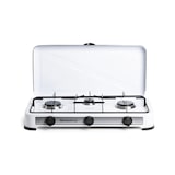 thumbnail of MELCHIONI FAMILY Fogão a gás, MINERVA NEW 3, 3 queimadores removíveis, regulação da chama, portátil, uso exclusivo em exteriores, branco, 118360123
