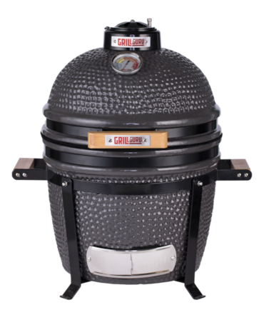 Grill Guru Compact. Kamado cerámico. Barbacoa, Horno, Cocina y Ahumador.