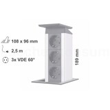 thumbnail of Schulte EVOline Port Push 10.001 versenkbare Steckdose 3fach