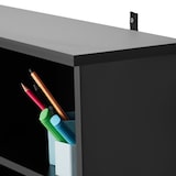 thumbnail of tectake Scaffale Stevie 105,5 x 19 x 136,5 cm - nero - 403619