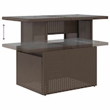 thumbnail of vidaXL 9-tlg. Garten-Sofagarnitur mit Kissen Braun Poly Rattan Akazie