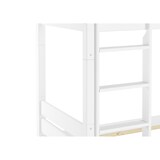 thumbnail of Etagenbett für Erwachsene weiß 90x200 cm, Nischenhöhe 100 cm, mit 2 Rollroste 60.16-09W
