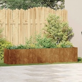 thumbnail of vidaXL Pflanzkübel Rostig 200x40x40 cm Wetterfester Stahl