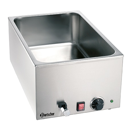 Bain-marie Prof. 150 mm électrique 1 x GN 1/1, avec vidange 1200 W, 220 V - MONO
