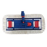 thumbnail of CleanSV® Wischset chrom Laschenmop 40 cm, Ablage + 5 L- Eimer, Reinigungswagen 1 x 18 Liter Eimer, Bodenwischer, Putzwagen
