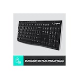 thumbnail of Teclado sem fios USB Logitech K270 - Resistente a salpicos - Teclas de acesso rápido - Preto 920-003746