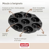 thumbnail of Moule pour 8 beignets au four 33 Zenker Black Metallic