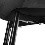 thumbnail of tectake Lot de 8 chaises Rembourrées aspect velours assise Ergonomique noir - 404938