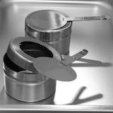 thumbnail of AcMax Edelstahl Speisenwärmer extra tief 100mm Warmhaltebehälter Chafing Dish