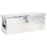 thumbnail of DELUKE® Aluminiumbox mit Deckel - Abschließbar Alubox Deichselbox Alu Anhängerbox Werkzeugkiste Metall Transportbox Metallkiste, 60x23,5x23cm Silber