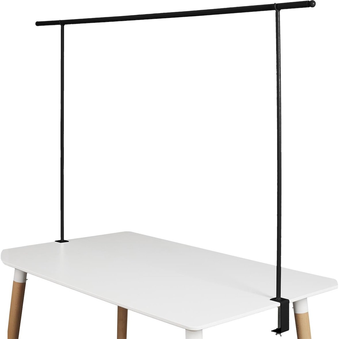 Grampo de mesa ajustável – 137 a 250 x 6 x 8,5 cm – Preto