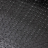 thumbnail of IRG - Pavimento goma círculos negro - Rollo 3 m x 1,25 m x 3 mm - Revestimiento para suelos impermeable y antideslizante