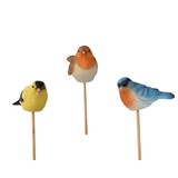 thumbnail of 1 Gartenstecker Vogel am Stab 16,5cm Keramik Blumenstecker Pflanzstecker Pflanzendeko Dekostecker Dekoartikel zum Stecken Osterdeko Frühlingsdeko