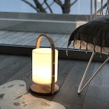 thumbnail of Lumisky Lanterne sans fil LED WOODY H37cm Bois Bois