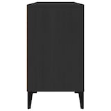 thumbnail of Helloshop26 - Badezimmer-Unterschrank für Waschbecken 80 x 33 x 60 cm schwarzes Holzwerkstoff 02_0006845