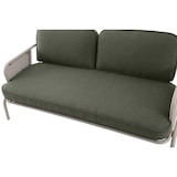 thumbnail of Tarrington House Set de terrasse Eden, 4 pièces, acier/céramique/polyester, 2 fauteuils individuels, 1 canapé 2 places, 1 table basse, blanc/vert