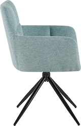 thumbnail of Esszimmerstuhl Jonah Stoff türkis