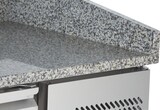 thumbnail of GastroHero Pizzakühltisch 1510x800 mm Granitplatte 2 Türen Edelstahl Kühltisch -2 bis +8 °C 390 Liter Pizzatisch ECO