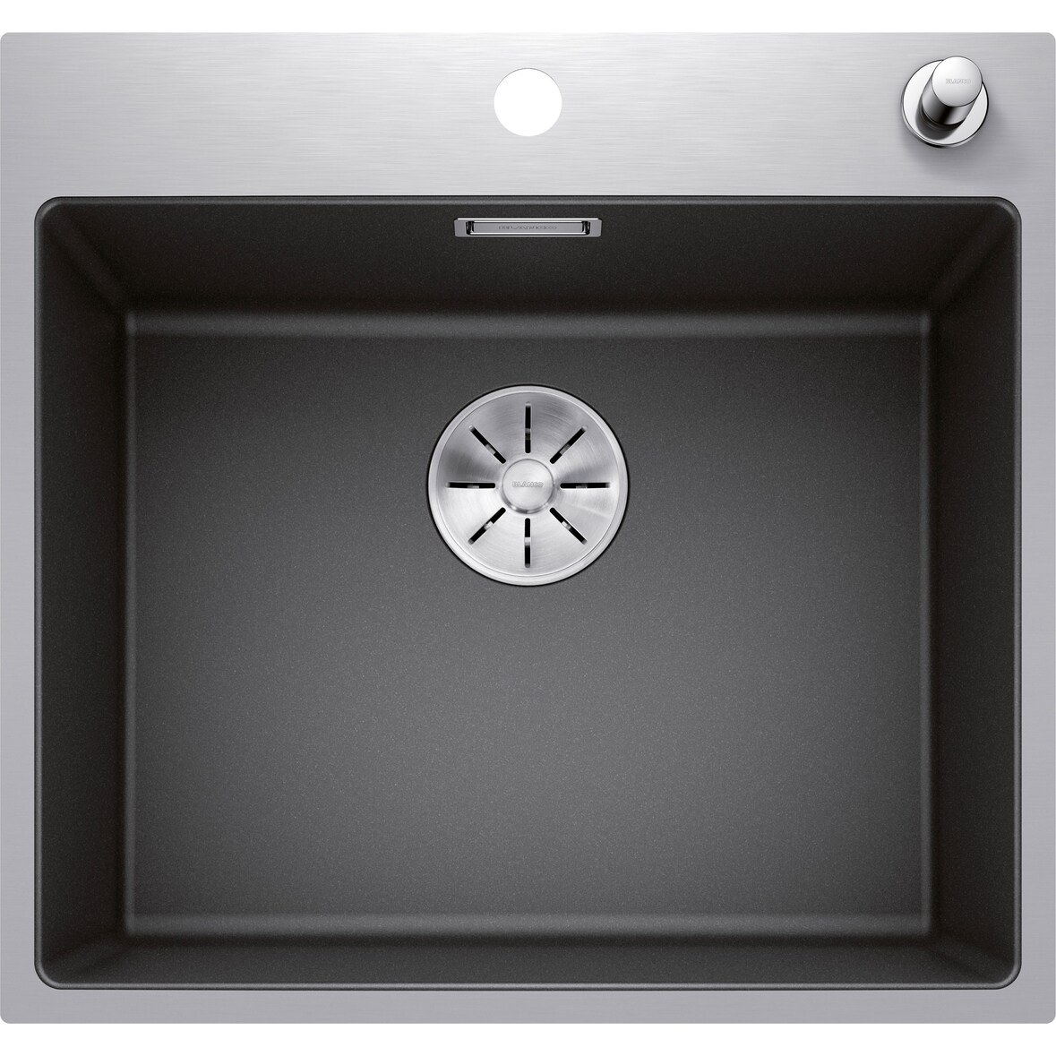 BLANCO SUBLINE 500-IF/A SteelFrame Flachrandspüle SILGRANIT Anthrazit Excenter