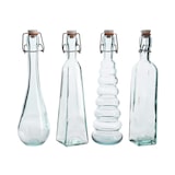 thumbnail of Glasflasche mit Bügelverschluss Recyclingglas 360ml Trinkflasche Vorratsflasche