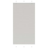 thumbnail of vidaXL Plissee Hellgrau 110x200 cm Stoffbreite 109,4 cm Polyester